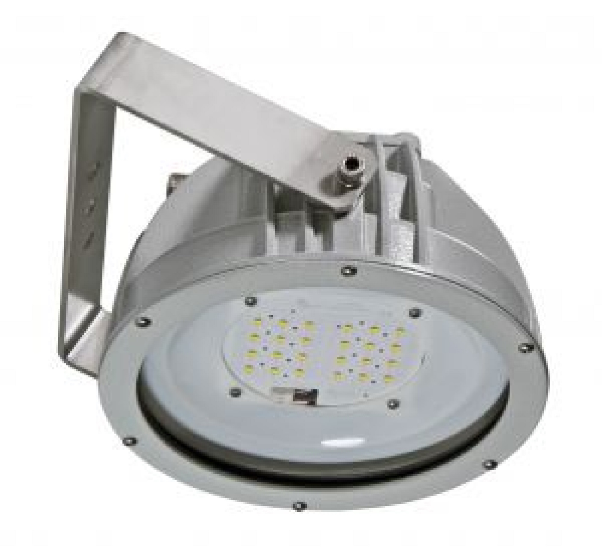 luminaria Led de 50W 120-277Vac con conexión directa para montaje en poste IP66 zona 21 , 22