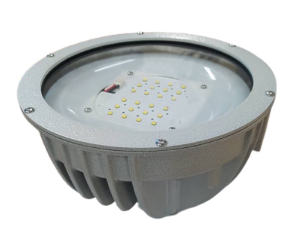 luminaria Led de 60W 120-277Vac con conexión directa para montaje en poste IP66 zona 21 , 22