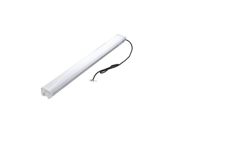 Luminaria hermética , IP66, cuerpo de aluminio y pantalla de policarbonato, 50W, 120-277Vac, 50/60Hz,50.000Hrs,4000K, 5750Lums, con respaldo de baterías>=90 mins Marca Topaz