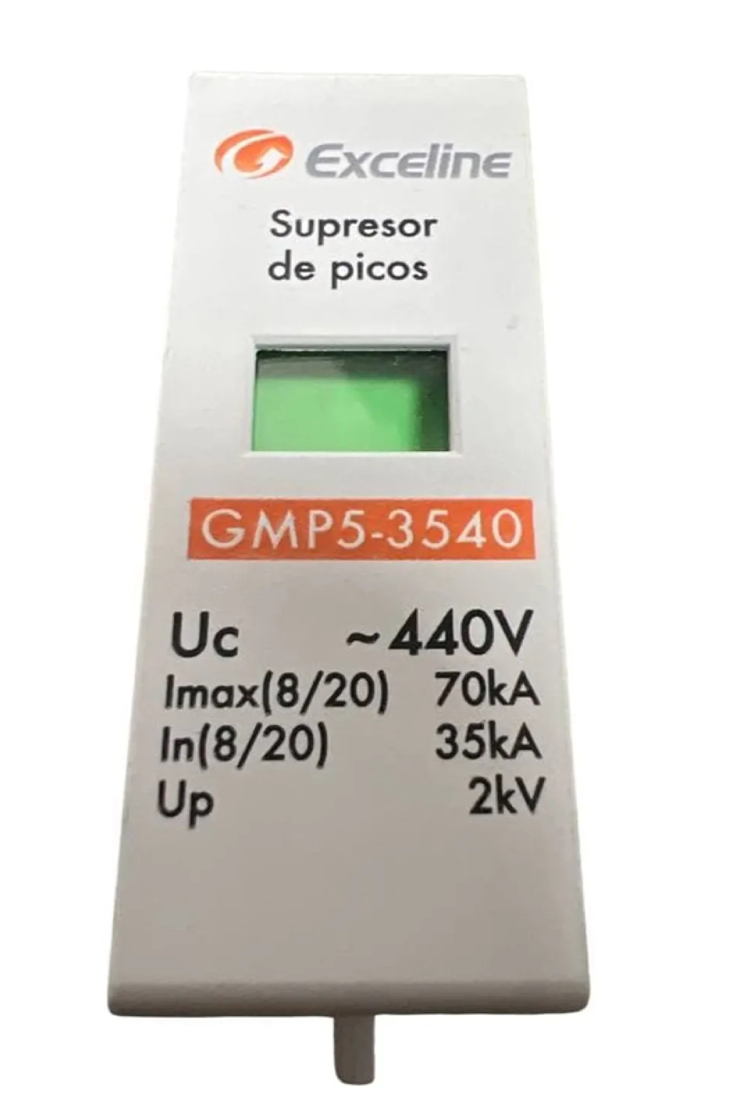 Protección de instalaciones eléctricas GMP5, 400/440Vac, 35ka/70ka; montaje en riel din 35mm, PA66.