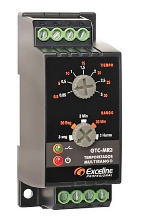 Temporizador electrónico,120 / 220 V, salida de 3,5 A6 s / 60 s / 6 min 60 min / 6 hrs