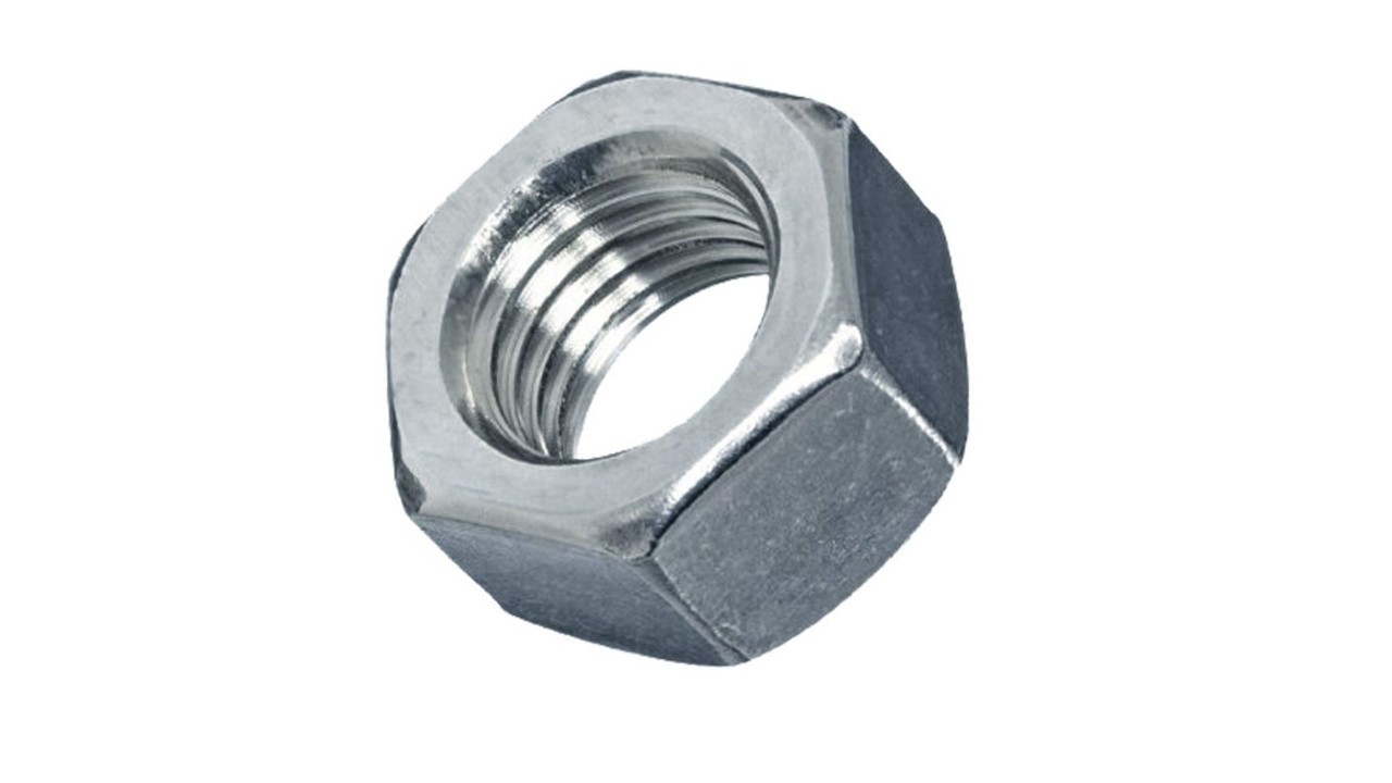 Tuerca Hexagonal de Acero Galv. Electrolítico de rosca 1/2''