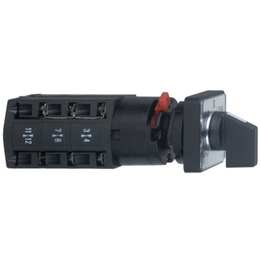 CONMUTADOR DE VOLTIMETRO DE LEVAS - 3l - 45° - 10 a - para ø 22MM L1-N, L2-N, L3-N, L1L2,L2L3,L3L1 SCHNEIDER ELECTRIC