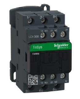 Contactor Tesys deca 3P 9A 24Vac. SCHNEIDER