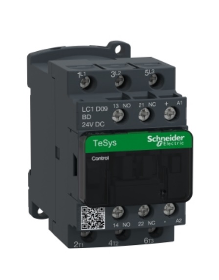 Contactor Tesys deca 3P 9A 24Vdc