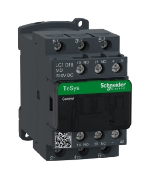 Contactor Tesys Deca 3P 18A 220Vdc