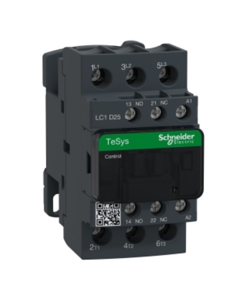 Contactor Tesys Deca 3P 25A 220Vac. SCHNEIDER