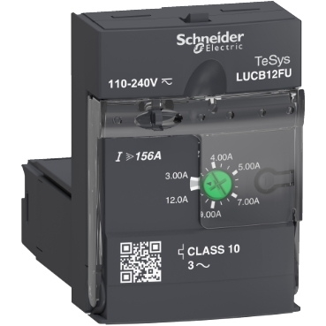Unidad de control Tesys Ultra, 3-12A, 3P, clase 10, 110-240Vac/dc
