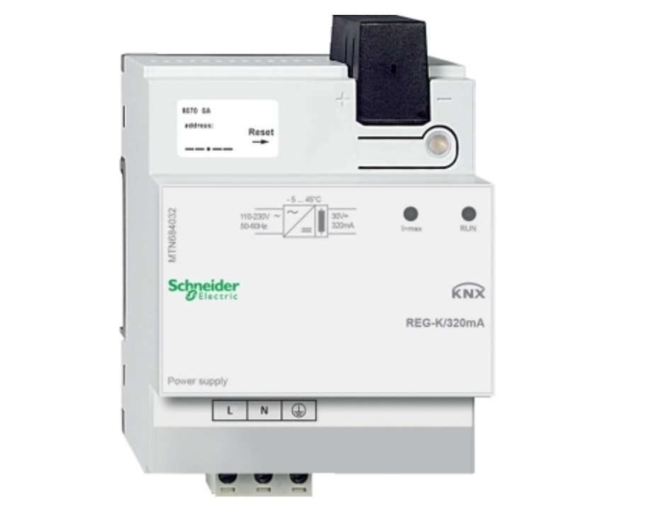 KNX - Fuente de alimentación carril DIN 320 mA. SCHNEIDER