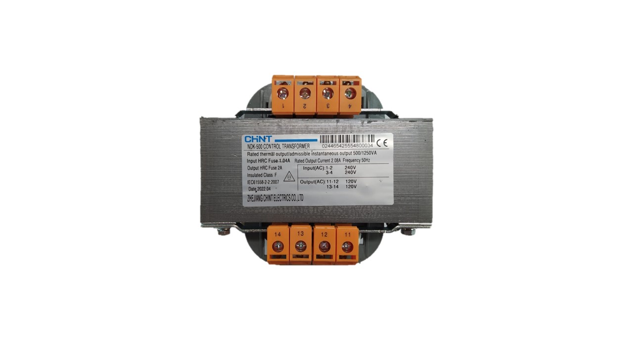 Transformador de control 240/120V de 2.08A