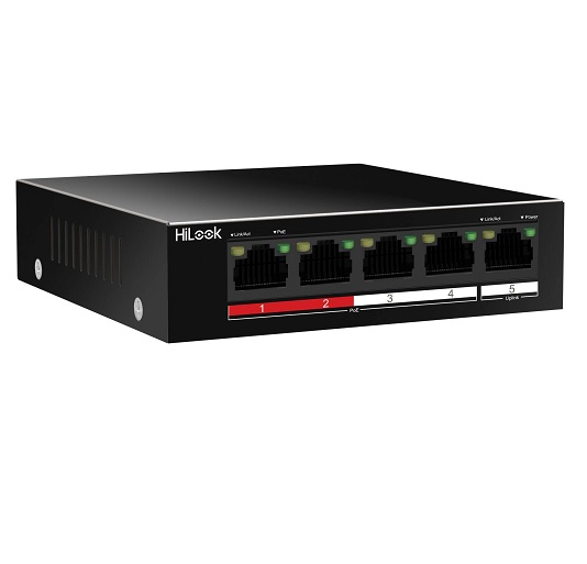 Switch de 4 puertos PoE Fast Ethernet 100 mbps