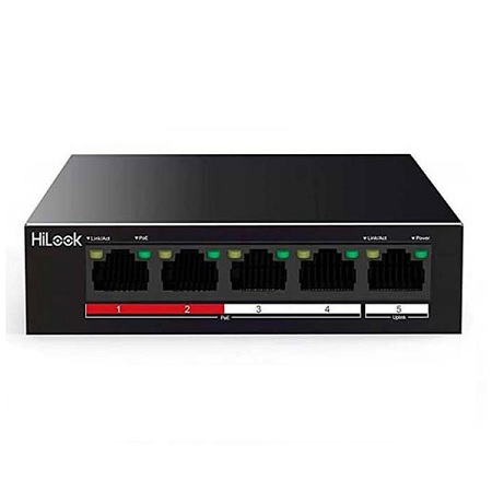 Switch de 4 puertos PoE Fast Ethernet 100 mbps