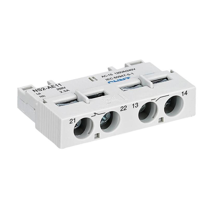 Contacto auxiliar Superior 1NA+1NC, Marca CHNT