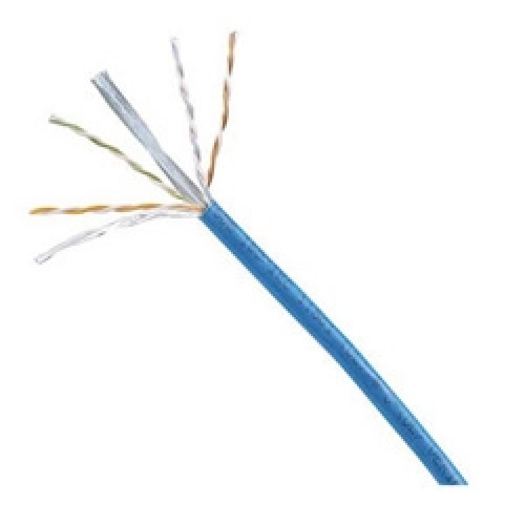 Cable de cobre Netkey, categoría 6,24AWG,UPT, 4 Pares, LSZH,Azul.