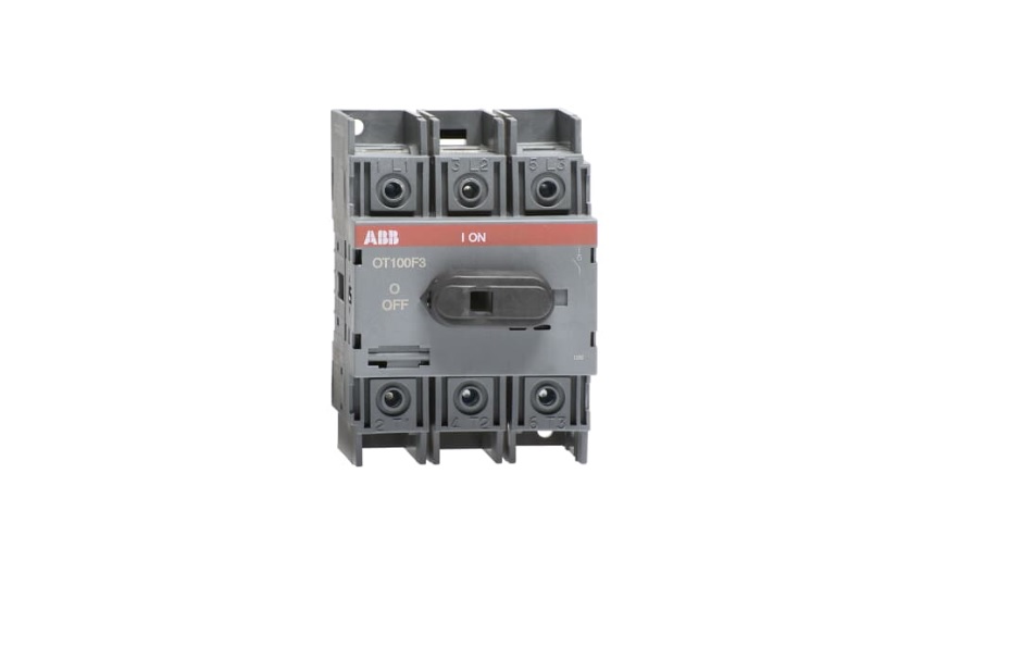 Seccionador ABB 3P 100 amp, accionamiento frontal.