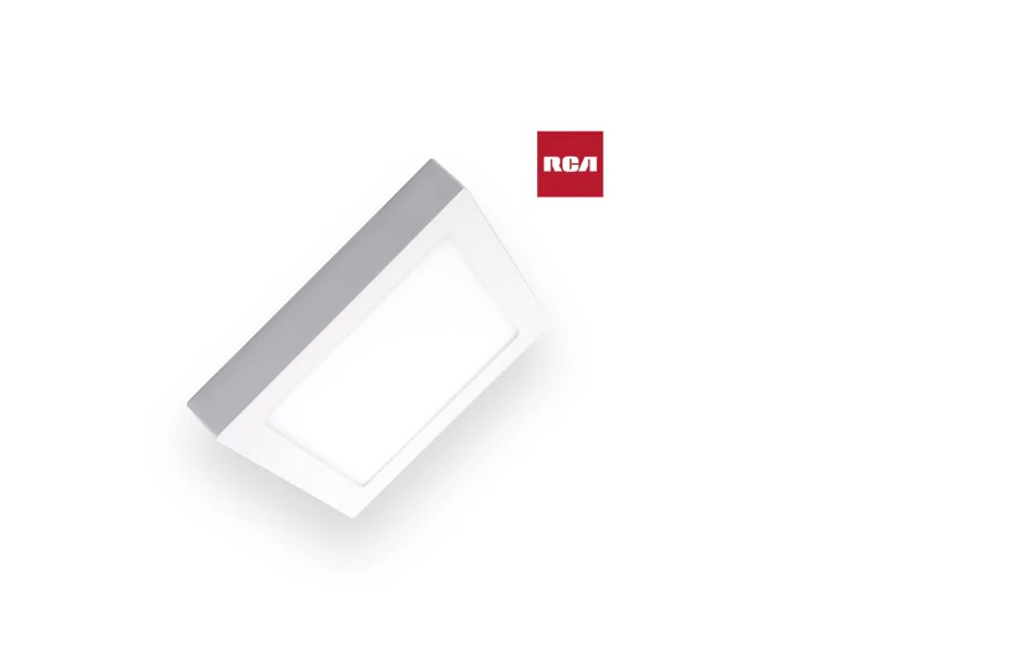 Panel LED cuadrado Superficial de 6W, Luz Blanca RCA