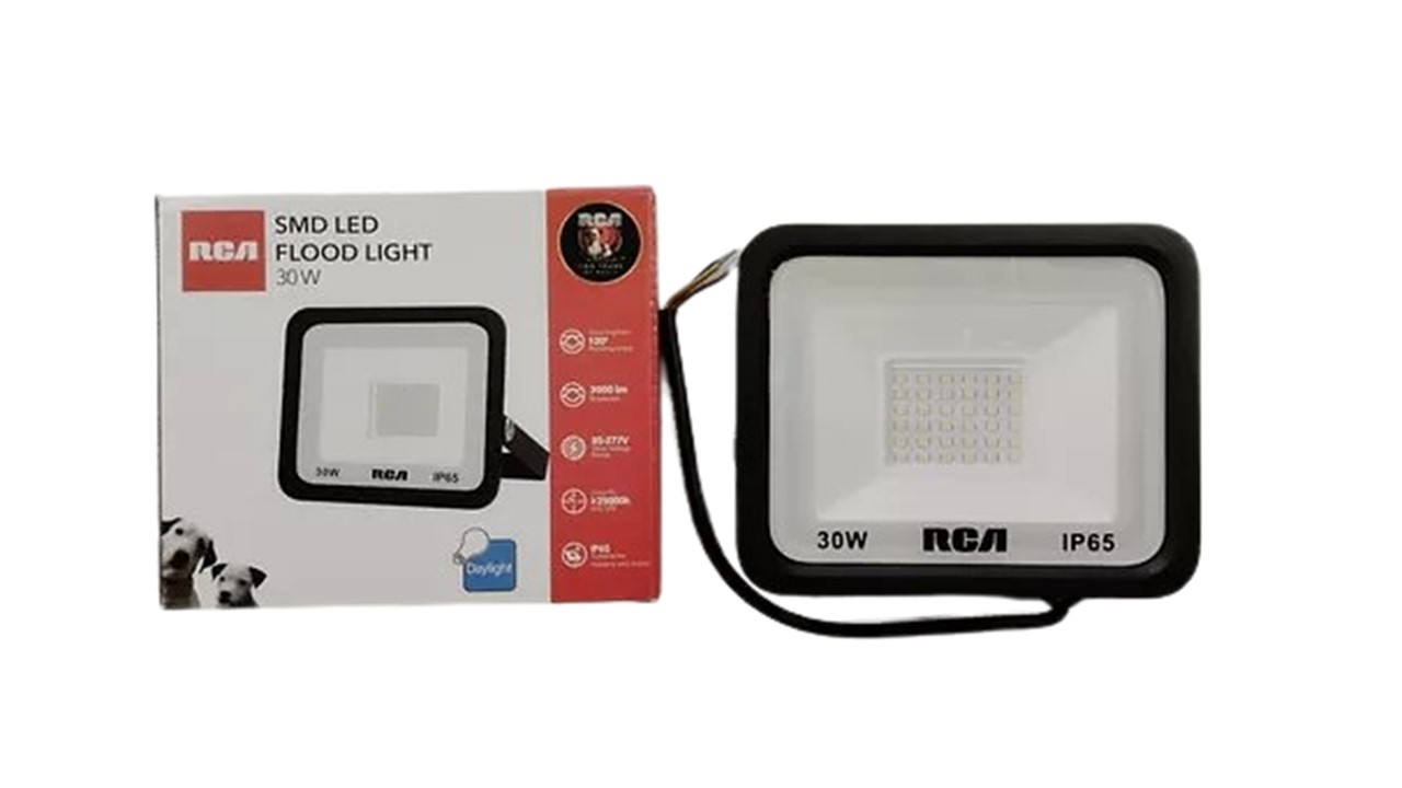 Reflector Led RCA 30w,6500k,85-277v, Lumenes 3000, Luz Blanca