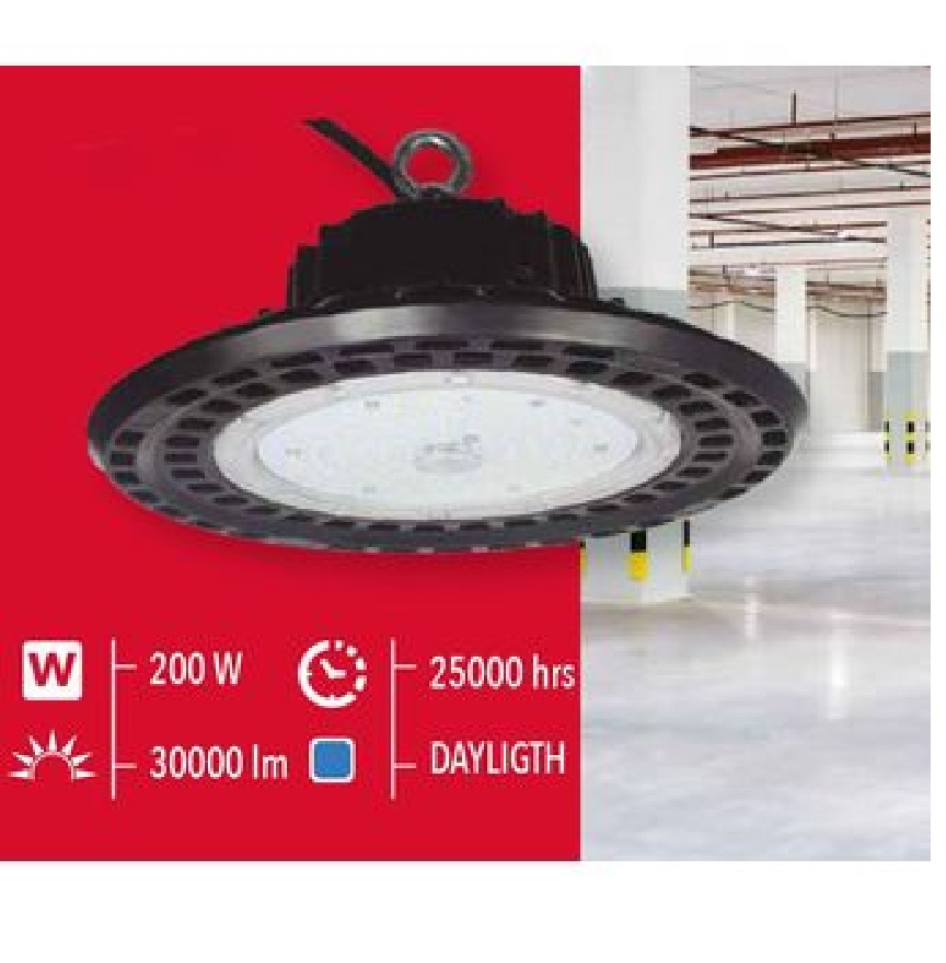 Lampara led 200W RCA 85-277V IP65 5.700K 30.000LM