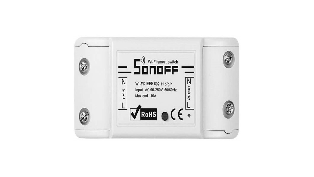 Interruptor inteligente sonoff 1 rele wifi control remoto