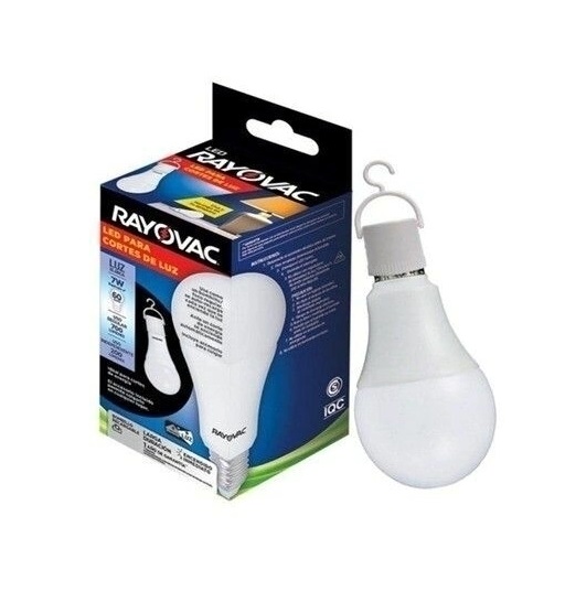 Bombillo Led de emergencia Bulbo 7W 100-240v, Luz Blanca 6000k