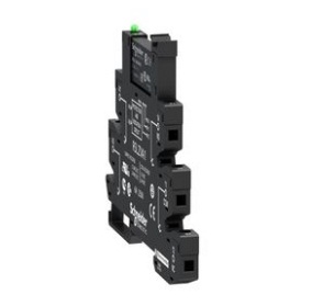 Relé de control interfaz delgada 1 salida, LED, 24V