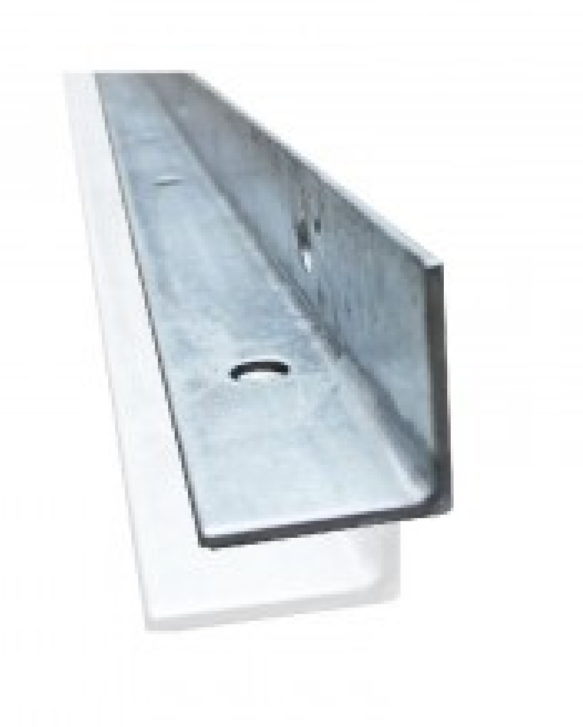 Cruceta angular de hierro galvanizado de 2.40 metros con angulo de 75X2400X75mm