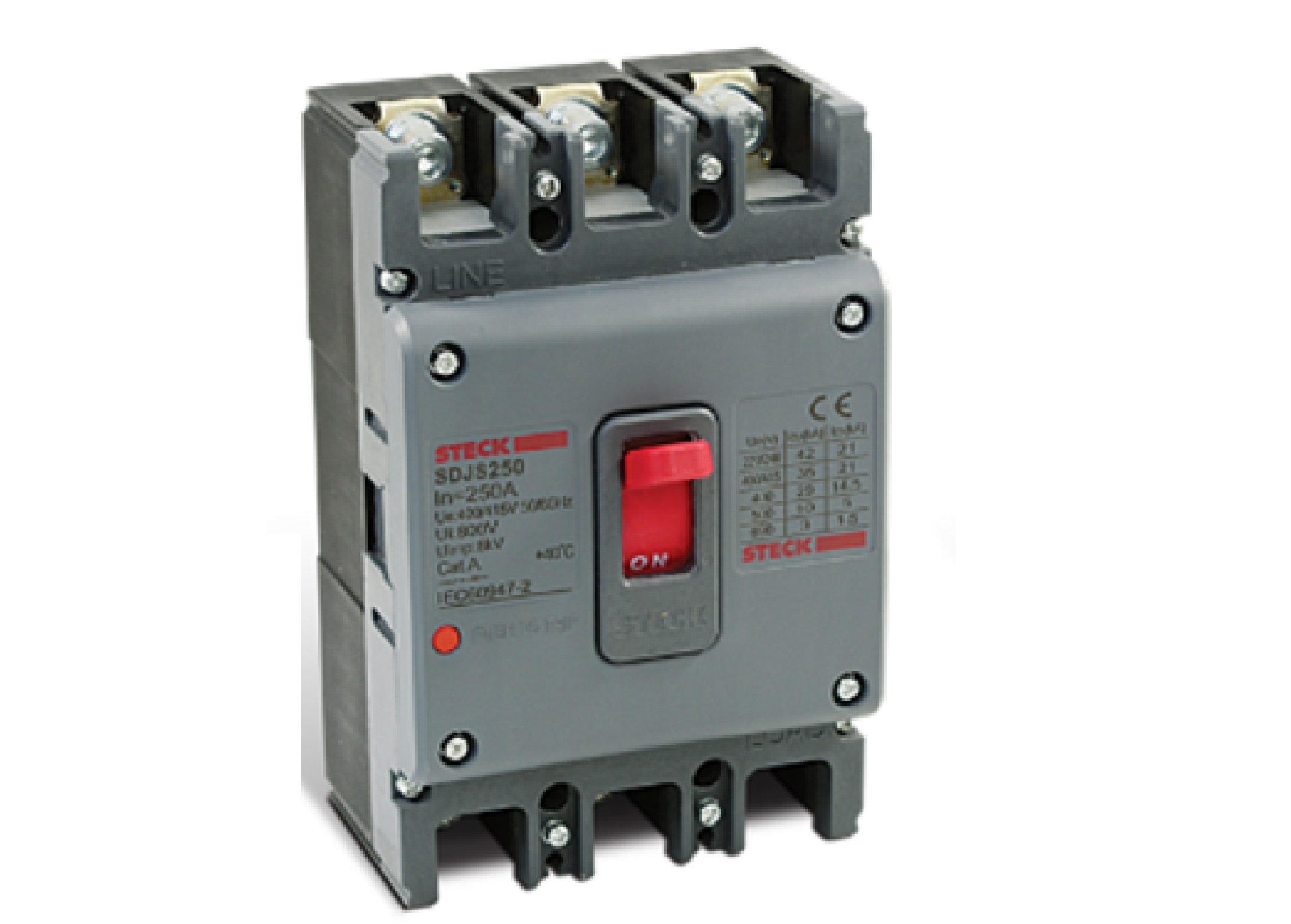 Breaker interruptor linea Asgard de 3P 1250A 690Vac.