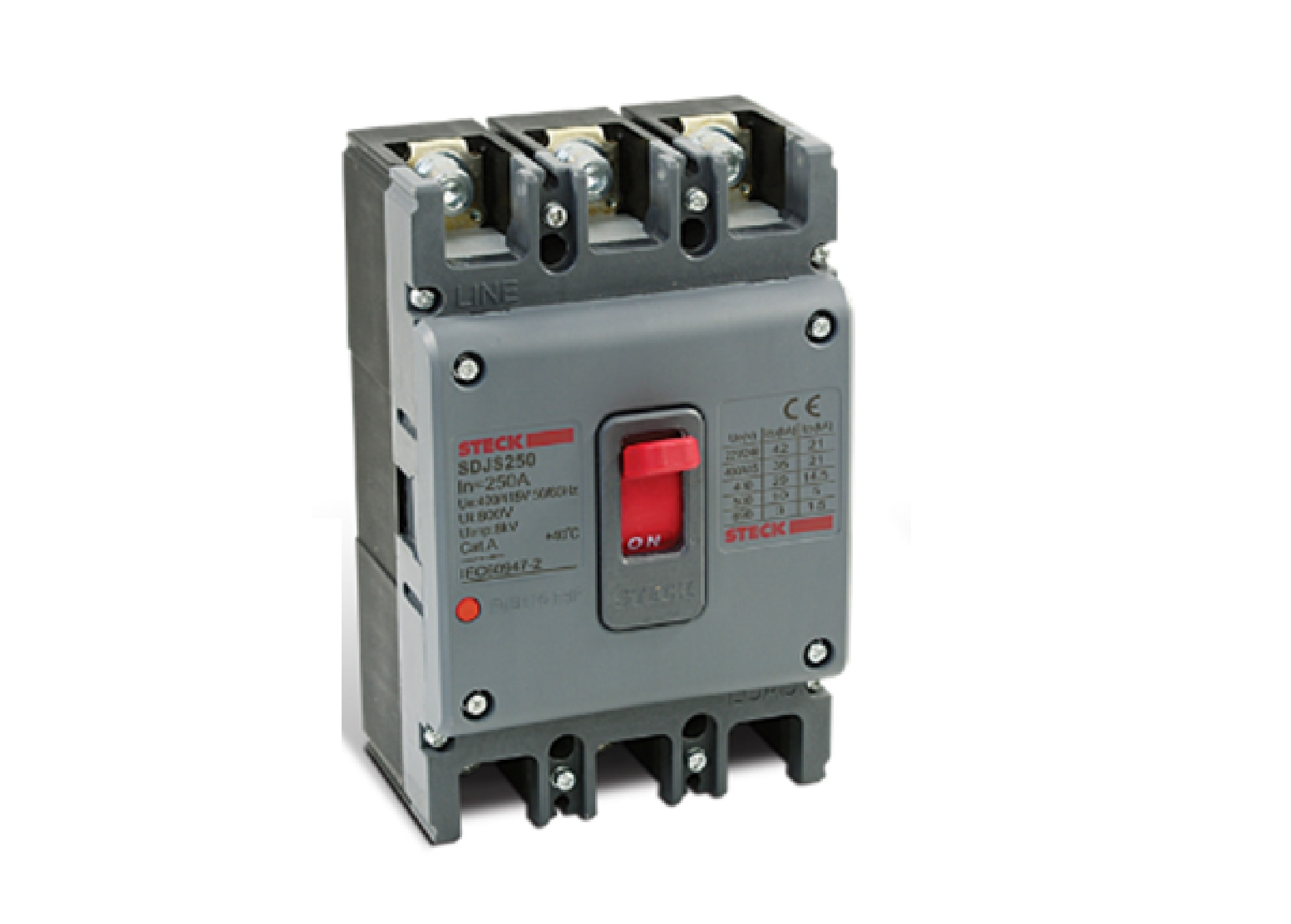 Breaker interruptor linea Asgard de 3P 20A 690Vac.