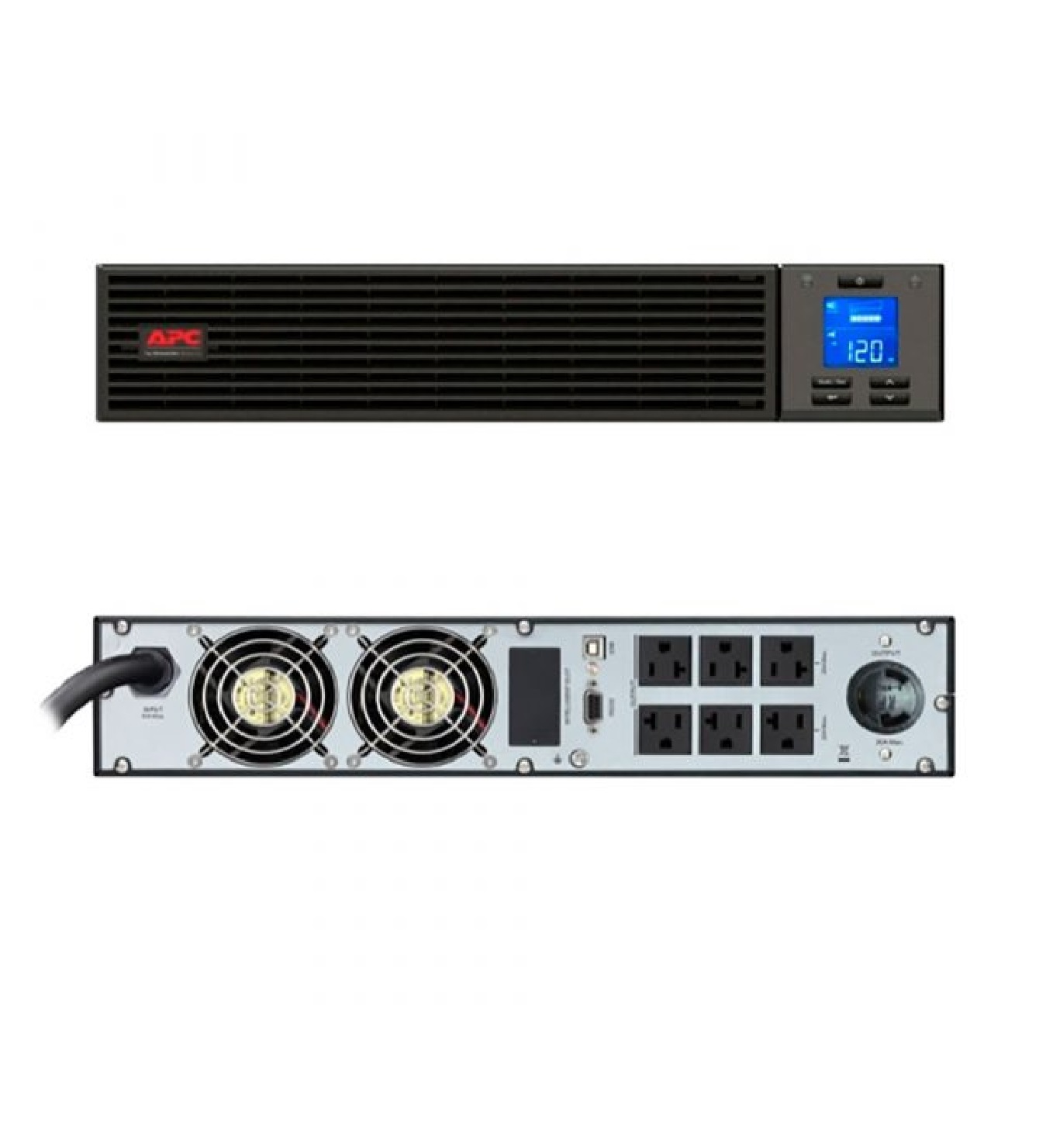 UPS Online desde 3000Va, 6 salidas NEMA 5-20R, 1 salida NEMA L5-30R, Tipo Rack, Marca APC