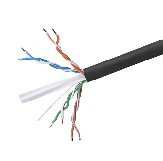 Cable UTP CAT6 exterior 305m color negro