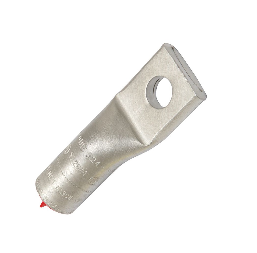 Terminal de ojo para conductores de aluminio 250 con 1 hueco de 1/2 pulgadas Equivalentes a YA29A1