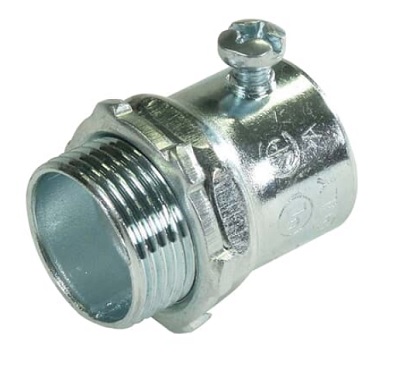 Conector conduit terminal EMT de 1/2 pulgadas