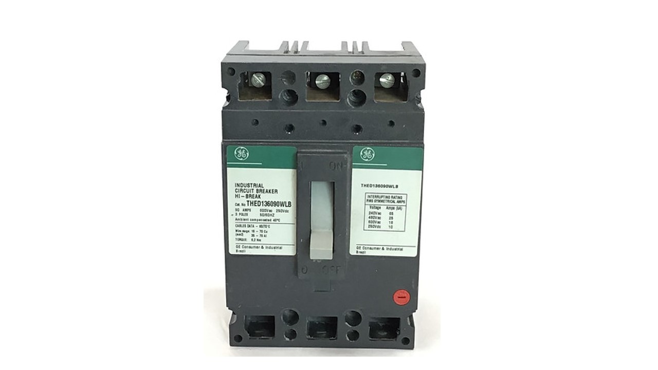 Breaker General Electric de 3P  90A  600V