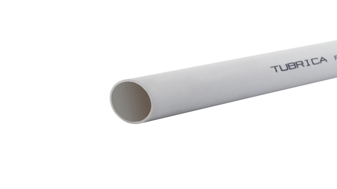 Tubería conduit PVC de 1'' , Blanco, presentación espiga-campana.