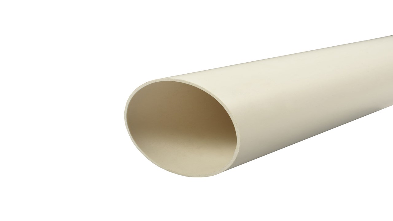 Tubería conduit PVC de 4'' EB, Blanco, presentación espiga-campana.