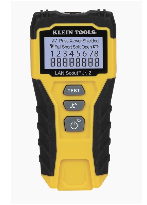 Probador de cable de datos LAN scout y RJ45 con Pantalla LCD