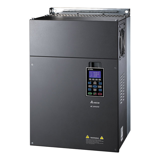 Variador de frecuencia Delta C2000+, 3P, 460VAC, 100HP, 150A, frame E, IP00, UL Open Type