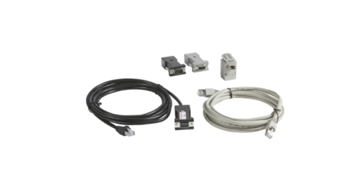 Este kit de conexión a puerto serie de PC permite conectar la unidad a un PC. Este kit consta de un cable de 3 m con dos conectores RJ45 y un convertidor RS 232/RS 485.