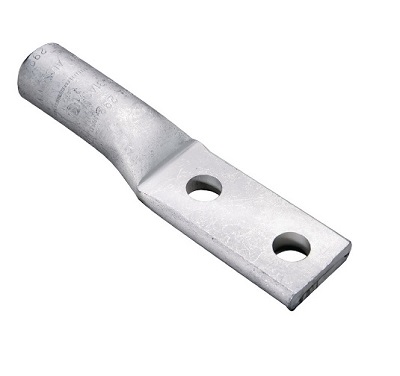 Terminal de ojo para conductores de aluminio 1/0 con 2 hueco de 3/8 pulgadas