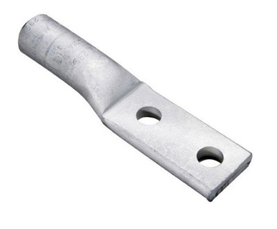 Terminal de ojo para conductores de aluminio 250 con 2 hueco de 1/2 pulgadas